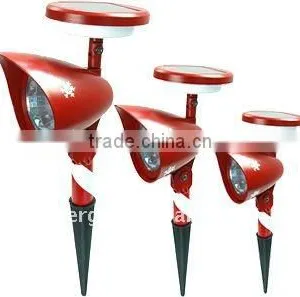 12-PC (PDQ) Solar Christmas Garden Decoration Spot Lights thumbnail-1
