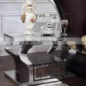 Glass Top Side Table thumbnail-1
