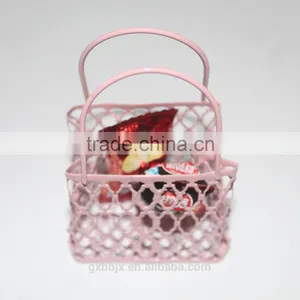 Small Metal Wire Handbag Basket thumbnail-2
