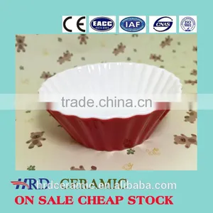 Stocked Porcelain Color Glazed Dinner Ceramic Plate Dishes thumbnail-1