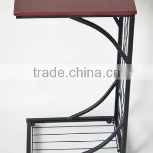 RH-4624 Metal Frame Gramercy Accent End Table Sofa Side Table thumbnail-5