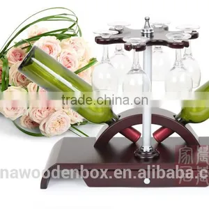 Carving Wooden Wine Holder/Wooden Wine Bottle Design Handmade Wooden Wine Rack With Lighting Refrigerator Wine Rack thumbnail-3