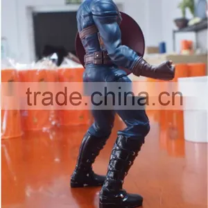 High Quality Hot Sale Resin Anime Character Captain America Statue for Collection thumbnail-4