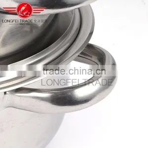 12pcs Premier Japanese Cookware Set Stainless Steel Pot With Silver Colored Surface thumbnail-6