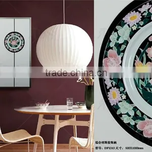 Framed Handmade Decorative Glass Plate Wall Art for Home Decoration thumbnail-2