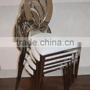 B8030 Wholesale Louis Ghost Round Back Dining Chair thumbnail-3