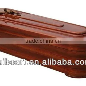 Spain Style Antique Cheap Wooden Coffin thumbnail-3