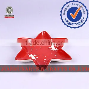 Ceramic Christmas Fruit Decoration Plate thumbnail-1
