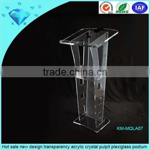 OEM LED Plexiglass Podium,Clear Acrylic Lecture,Perspex Podium thumbnail-5