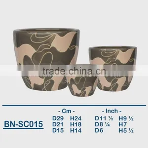 Vietnamese Ceramic Indoor Pot/ Indoor Planter BN-SC015 thumbnail-1