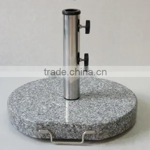 40KGS Garden Handle Round Marble Parasol Base CMRH-40 thumbnail-1
