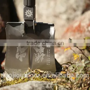 New Design Multi-function Outdoor Sport Tools With Shovel Knife Hoe Digger Flashlight thumbnail-1