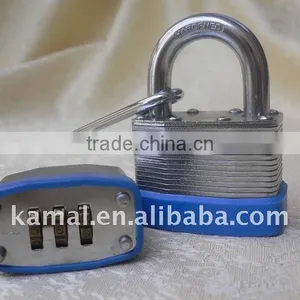 50mm/60mm Keyed Different or Keyed Alike Solid Aluminium Laminated Padlock With Hardened Chrome-plated Steel Shackle thumbnail-3
