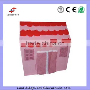 Hot Selling Pop up Play Tent for Baby Child Play Fabric House thumbnail-1
