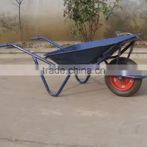 China Manufacturer Steel Tray Lightweight Power Concrete Wheelbarrow for Sale thumbnail-4