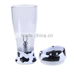 Skinny Moo Self Stirring Mug Coffee Stirring Cups Juice Mixer Stirring Cups thumbnail-5