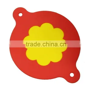 Colored Flower Shape Cup Coaster Custom Silicone Coasters Tea Cup Coaster thumbnail-1