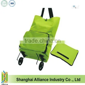 Foldable Shopping Bag With Shopping Cart Rolling Wheeled Trolley Bag thumbnail-1