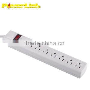 S20211 UL Listed 7 Outlet Power Strip With Surge Protector thumbnail-1