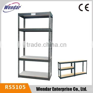 5 Tier Boltless Garage Warehouse Rack ,adjustable Display Metal Storage Shelf thumbnail-1