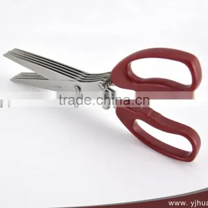 Stainless Steel Multi-Blade Herb Scissors Shredder Scissors thumbnail-1