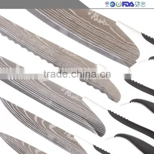 The New Direct Manufacturers of Stainless Steel Combination Suit 5 Woolly Non-stick Knife Set Spray Paint Baking Environmental p thumbnail-5