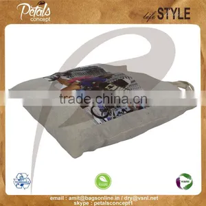 150 GSM Natural Cotton Bag With Cotton Handle thumbnail-4