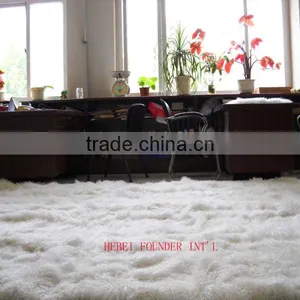 Real Mongolian Fur Rugs thumbnail-1