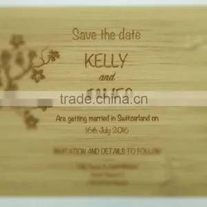 Wood Card Laser Etched thumbnail-2