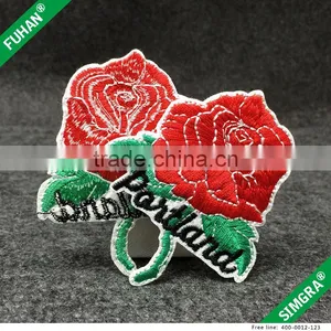 Hangzhou Garment Accessories Custom Design Sewing Embroidery Badges thumbnail-4