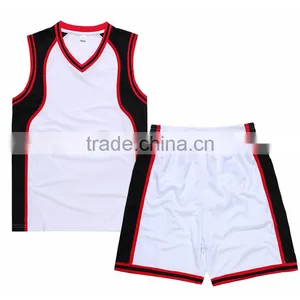 100% Polyersster Sublimation Reversible Basketball Jersey Uniform Design thumbnail-1