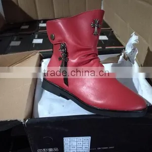 GZY Italy Model Fashion Sole Shoes Kid Boots Wearable Comfortable Winter Boots Wholesale Guangzhou 2017 Stock thumbnail-3