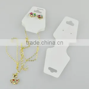 Custom Foot Design Paper Jewelry Cards White Display Cards for Anklet Jewelry Package 2016 thumbnail-3