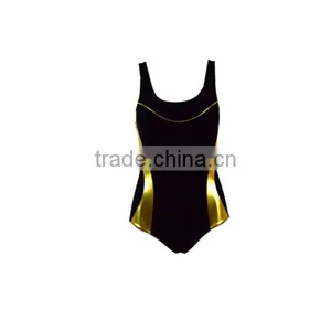 Wholesale Swimwear One Piece Cut Out Monokini Sports Swimsuit Slimming Bodysuit thumbnail-2