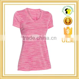Custom Brand Gym t Shirts Tri-blend Dry-fit Sports t Shirt Wholesale China thumbnail-1