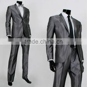 Shiny Material Suit Business Men Suit Formal Suit Wedding Suit thumbnail-1