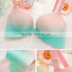 Push Up Breathable Seamless New Panti Photo Panty Set Very Sexy Bra thumbnail-5
