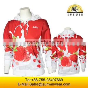 New Style Fashion Hoodie Sweatshirt High Quality Sublimation Printed Hoodies For Girls thumbnail-2