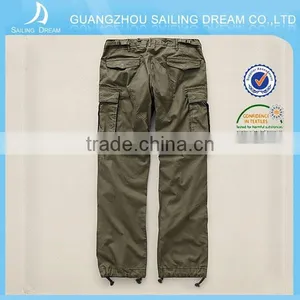 Best Price Pure Cotton Heavy Washed Military Style Cargo Pants thumbnail-2