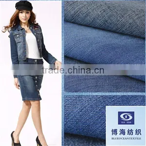 POPULAR 4.8OZ THICK 65 COTTON 35 POLY DENIM FABRIC thumbnail-1