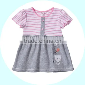 Summer Style Lace Short Sleeve Baby Dress thumbnail-1