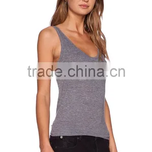 Women Deep v Neck Top thumbnail-2