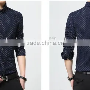 2016 NEW Arrive Coming Shirt for Men Turn up Collar Button up Contrast Color Vivid Green Heart Printing thumbnail-4