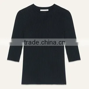 Wholesale New Design Women Stylish Knitted Sexy Backless Pullover Sweater With Tie Bow thumbnail-5
