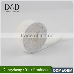 Chinese Factory Wholesale Customized Size Decorative Tape White Knitting Elastic thumbnail-3