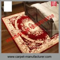 China Bedroom Loop Tile Hand Tufted Jacquard Wool Carpet Rugs for Wholesale thumbnail-1