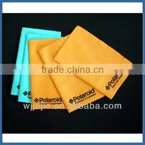 Logo Printed Microfiber Suede Lens Cleaning Cloth thumbnail-1