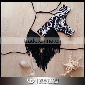 Hot Sell Womens Fringe 2 Piece Bikini thumbnail-1