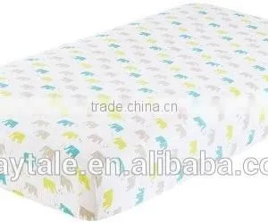 Muslin Fitted Crib Sheet With Certified Organic Cotton and Pre-washed thumbnail-3