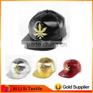 Weed Leaf Design 5 Five Panel Hat Cap,Marijuana Leaf Snapback Cap Sport Cap Hats thumbnail-1